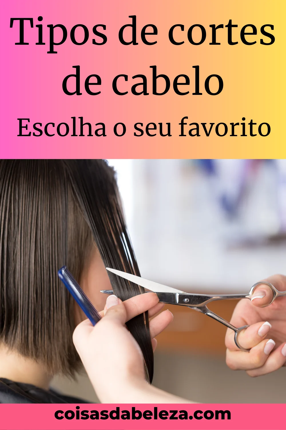 tipos de cortes de cabelo