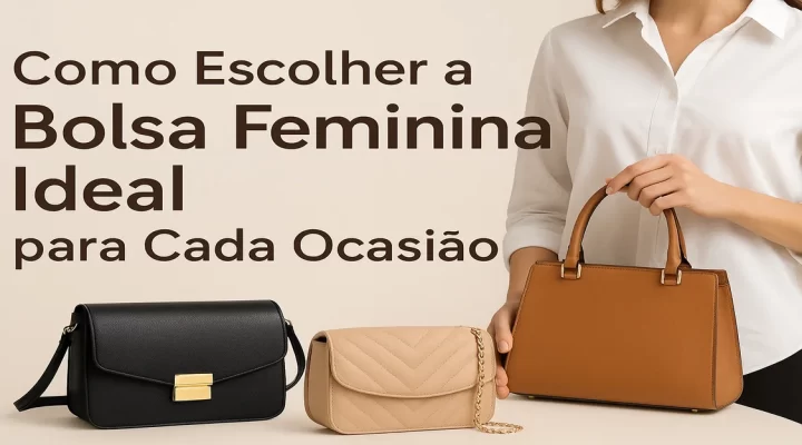Bolsa Feminina: Como Escolher o Modelo Ideal para Cada Ocasião